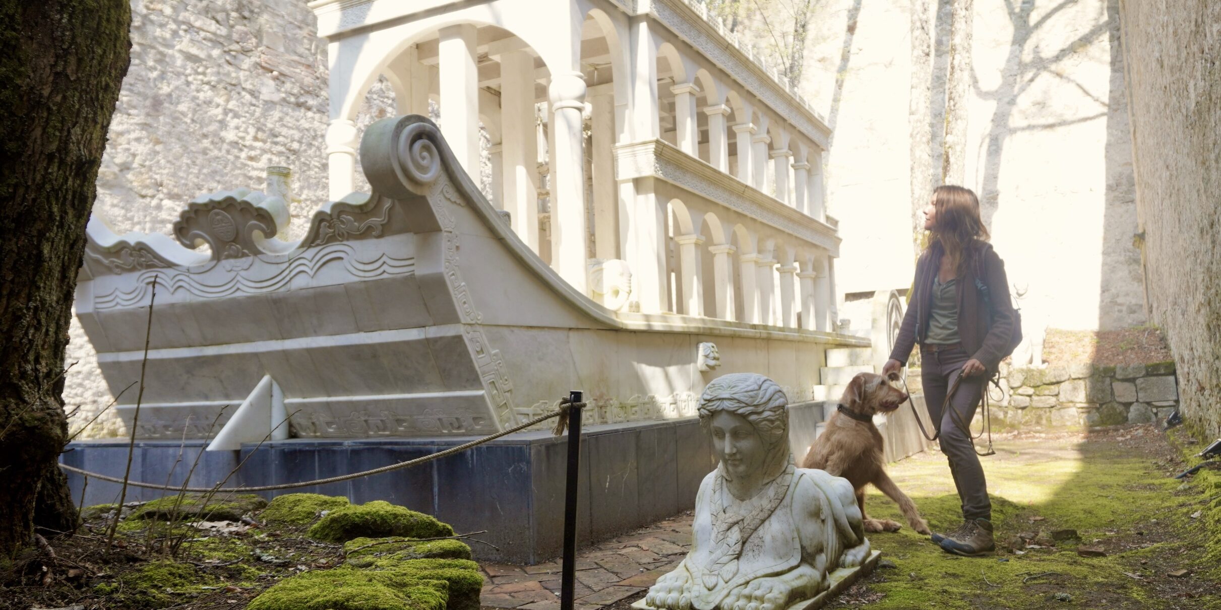 Chinesisches Schiff im Wald, Tenuta Sant Egidio, tierisch-in-fahrt.de Marmorschiff Italien, tierisch-in-fahrt.de