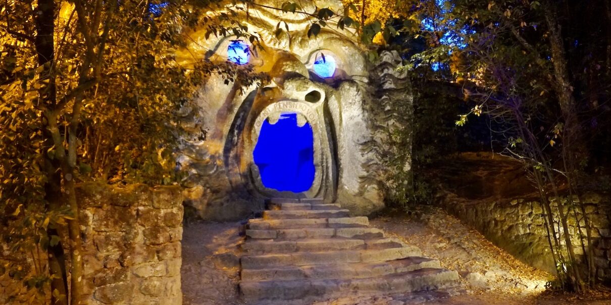 Boca del Inferno im Sacro Bosco Bomarzo, tierisch-in-fahrt.de Sacro Bosco Bomarzo, tierisch-in-fahrt.de