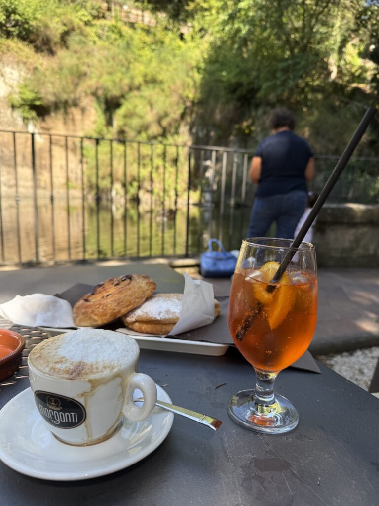 italienisches Frühstück im Park, @tierisch-in-fahrt.de